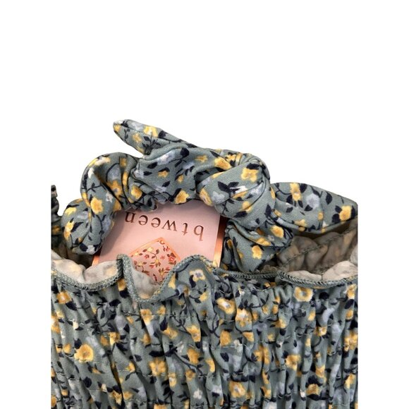 Btween girls size 5 floral blue/green tier dress - Picture 2 of 3